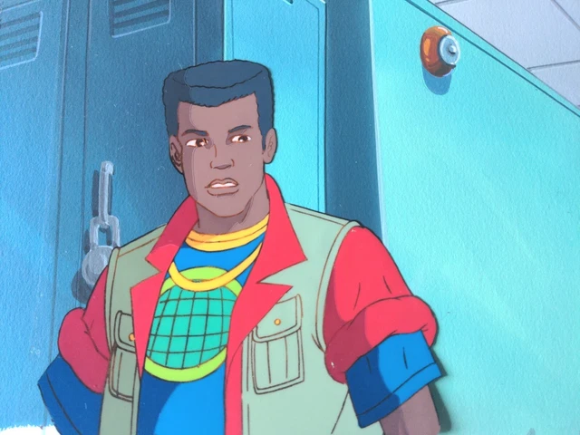 CAPTAIN PLANET Animation Cel  Production Art vintage cartoon Network 90's  I4