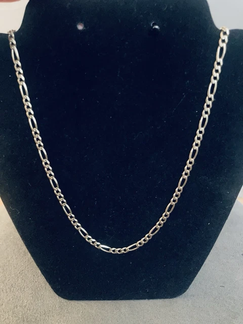 9CT GOLD FIGARO chain 23 inch’s long 15.3 grams lovely chain £3.22 ...