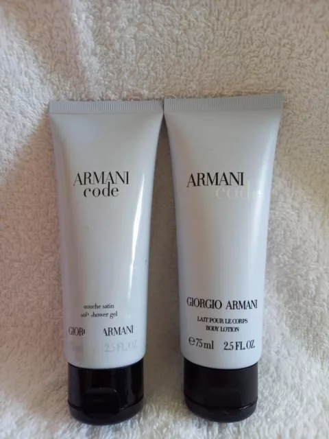 GIORGIO ARMANI CODE Body Lotion Shower Gel 75ml X2 Women s 15.00 PicClick UK