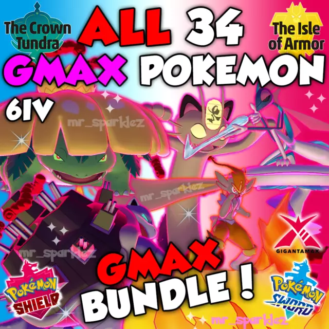 Pokemon Sword & Shield✨ALL MYTHICAL (24) POKEMON Legendary Bundle CROWN  TUNDRA