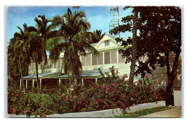 Postcard The Little White House, Key West FL 1953 B72