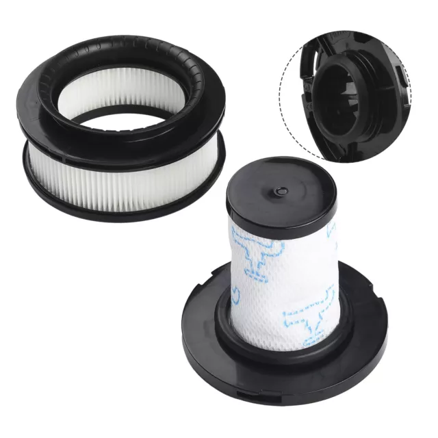 Ensemble de filtres prémoteur et post-moteur noir + blanc pour aspirateur Rowen