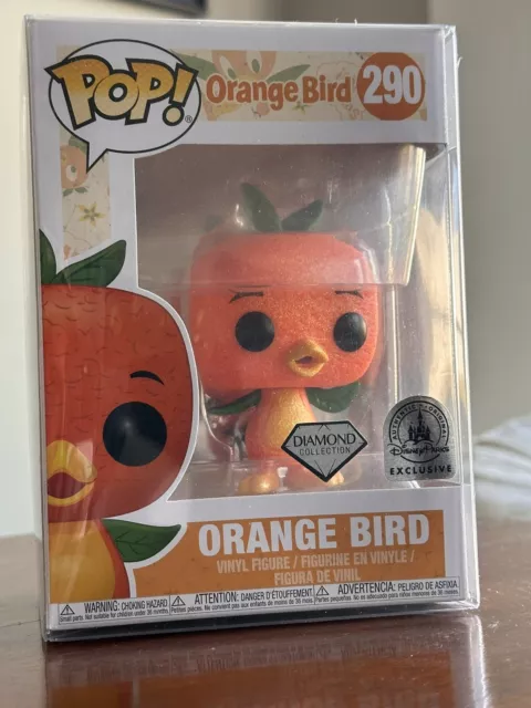 Funko Pop Orange Bird #290 Disney Diamond Collection Vinyl Figure w/ Protector