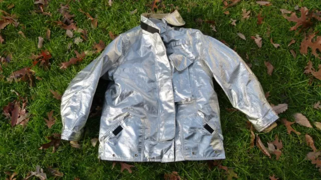 Janesville/Lion Aluminized Firefighter Turnout Gear Fireman 4832R Jacket