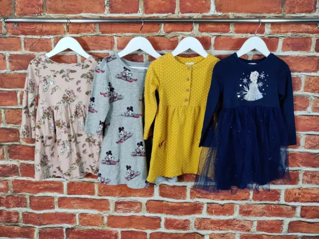 Girls Bundle Age 2-3 Years M&S Jojo Maman Etc Dresses Disney Minnie Frozen 98Cm