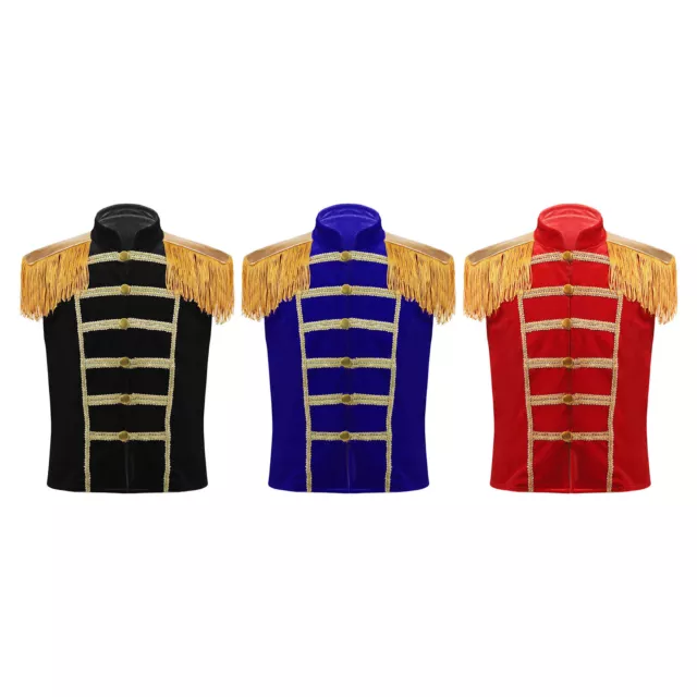 Costume Performance Bambine Ragazze Halloween Ragazzi Cosplay Top Abito Fantastico Gilet