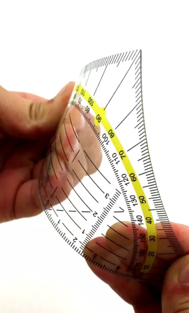 Flexibles Unzerbrechliches Geodreieck Schul - Zeichen - Geometrie Dreieck