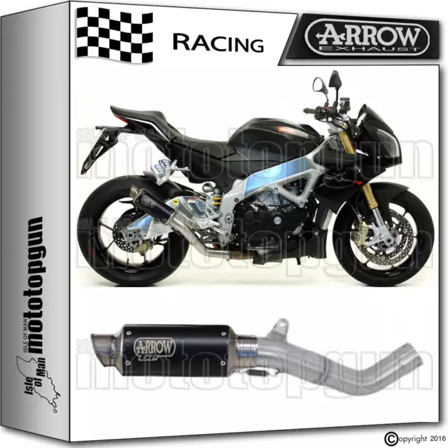 Arrow Kit Exhaust Gp2 Stainless Steel Dark Race Aprilia Tuono V4R 2011 11