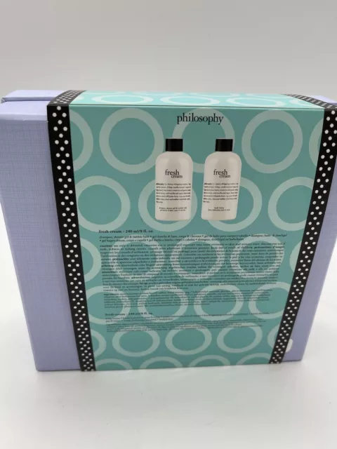 Philosophy I Think you’re Wonderful Fresh Cream Gift Set Lotion Bubble Bath 2