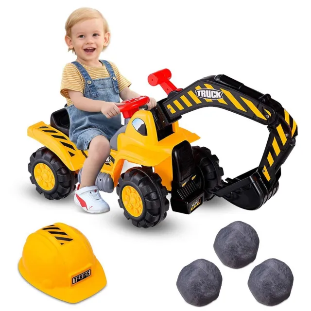 Sitzbagger Kinderbagger Bagger Spielzeug Sandbagger Rutscher Bagger