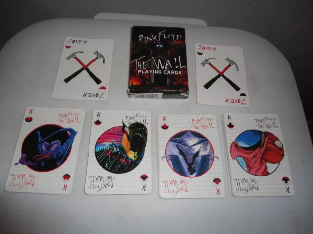 Vintage Pink Floyd The Wall Movie cards poker size Limited Licensed 2008