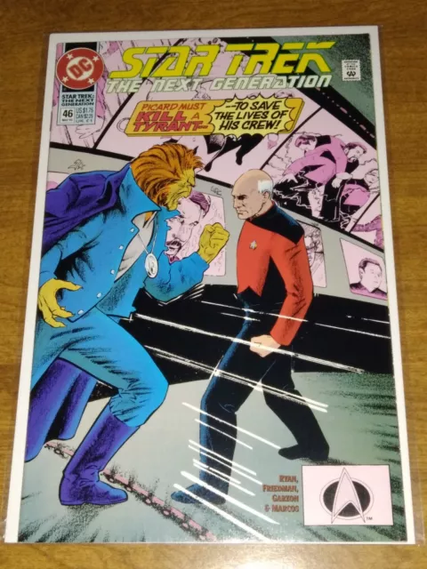 Star Trek The Next Generation #46 Picard must kill a tyrant, DC Comics 1993