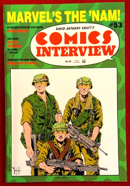 1987 COMICS INTERVIEW #53, Marvel's The 'Nam / Doug Murray