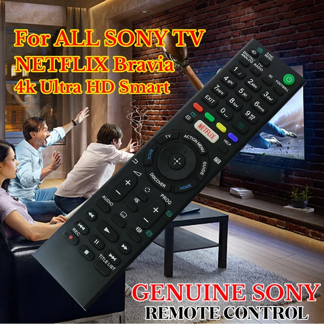 REPLACEMENT REMOTE CONTROL Bravia 3D Hd Netflix Youtube For Sony Tv Rmt ...