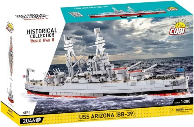 Cobi Toys Cobi World War II USS Arizona - 2050 Pieces