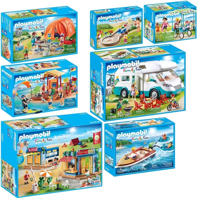 PLAYMOBIL Family Fun AUSWAHL Campingplatz Zelten Wohnmobil