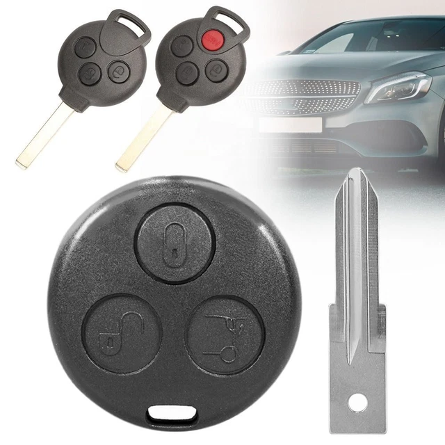 Smart Cover Chiave Auto Guscio Chiave per Mercedes-Benz Smart/Fortwo 450 451 2007-2013