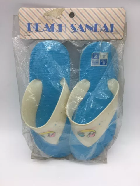 1985# Rare Japan  Little Twin Stars Beach  Sandals  Shoes Sealed On Bag# [Jm]