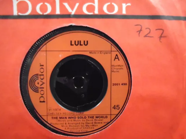 LULU " THE MAN WHO SOLD THE WORLD  "  Or. UK POLYDOR EX+ COND.IN Or.SL.