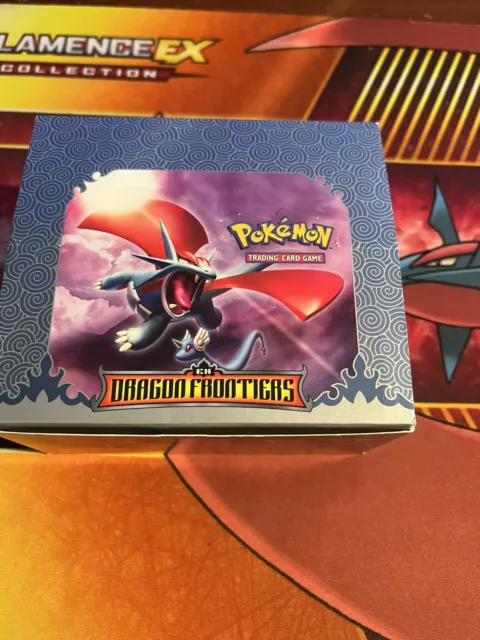 2006 Pokemon Ex Dragon Frontiers Empty Booster Box Tcg Nintendo * Rare *
