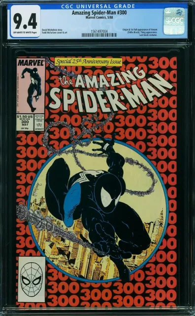 Amazing Spider-Man #300 CGC 9.4 1988 1st full appearance Venom