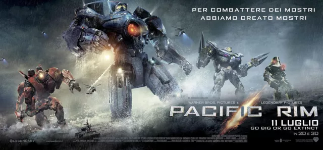 Pacific Rim Poster Scifi Guillermo Del Toro Charlie Hunnam Idris Elba