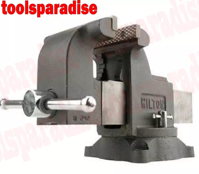 Wilton 5" Benchtop Spinning Swivel Base Vise Anvil Bench Clamp Vice