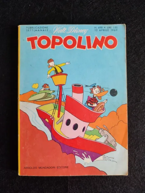 TOPOLINO LIBRETTO Nr. 698 Ed. Mondadori 1969 ***