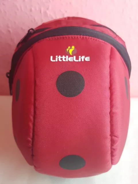 LittleLife Small Red Ladybird Theme Toddler Hood Accessory Rucksack