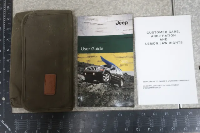 Jeep Patriot Owner's Manual 2012 Book Set 12 Free Shipping OM668