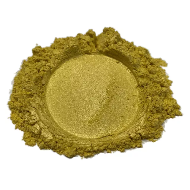 Polycraft Pearlescent Mica Pigment Powder - Yellow - 25g