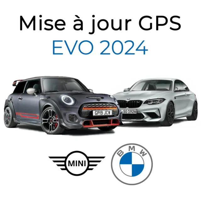 Mise à jour GPS BMW/Mini Road Map EVO 2024 , avec code d'activation [25€ Paypal]
