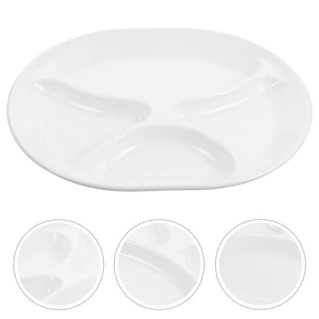 Set di piatti e posate regalo di Natale, in acciaio inox 304, con scomparti e cucchiaio | SHEIN
