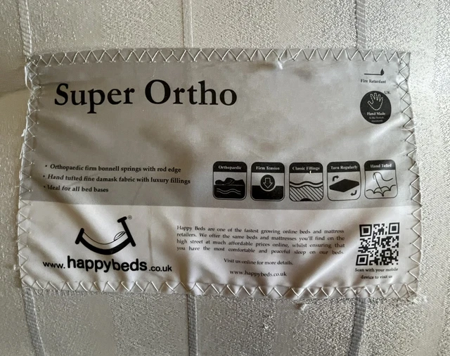 WOODEN KING SIZE bed Frame with Orthotic mattress £100.00 PicClick UK