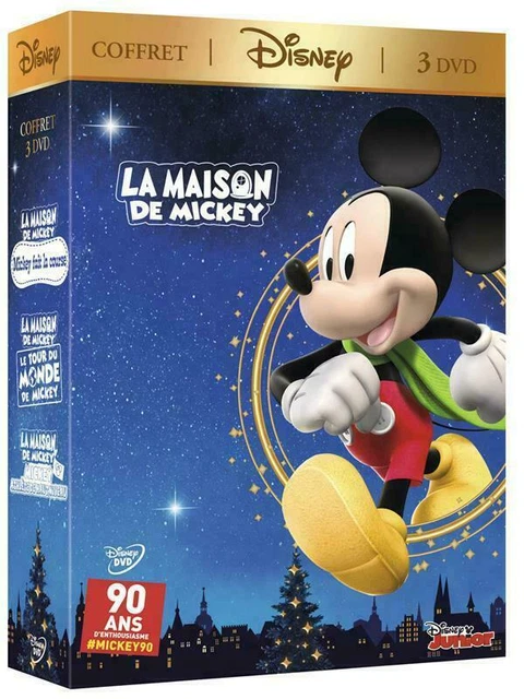 Super Coffret 3 Dvd Disney La Maison De Mickey Le Tour Du Monde - Neuf !!!