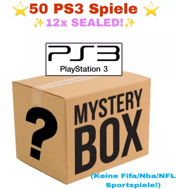 Sony Playstation 3 - Mystery Set 50 PS3 Spiele (12/50 SEALED!) Keine Sportsgames