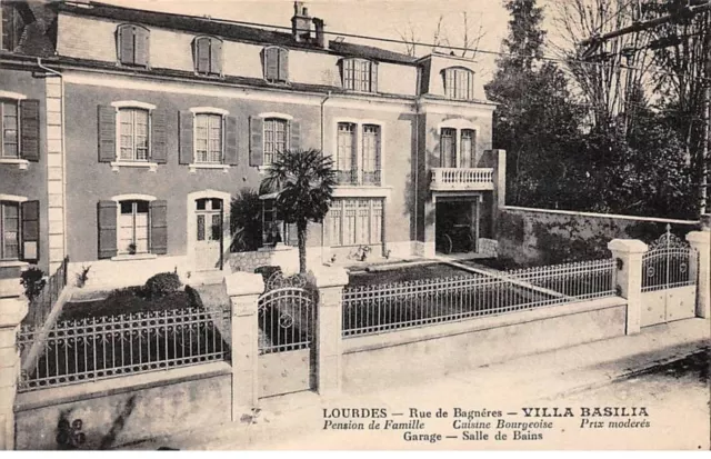 65 - LOURDES - SAN49244 - Villa Basilia - Rue de Bagnères - Pension de Famille