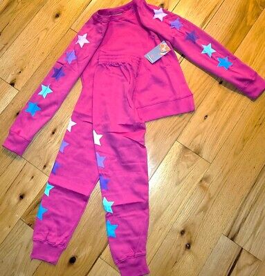Cheetah Girls pink star sweatsuit sweatshirt jogger pants set NWT girls 7 8