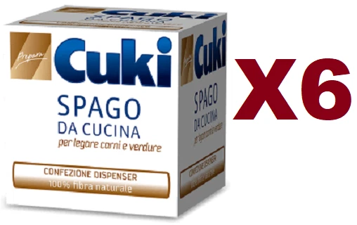 Spago Da Cucina CUKI 60m - 6 Confezioni, Fibra Naturale, Beige, Per Carni E Verdure - Foto 6