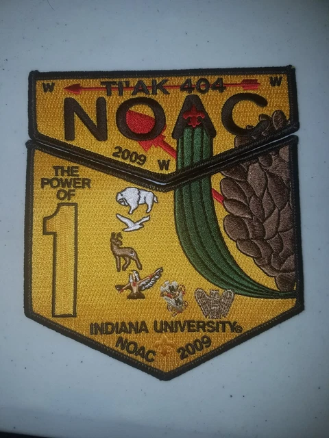 Boy Scout OA Lodge 404 Ti'Ak 2009 NOAC 2-Piece Trader Set