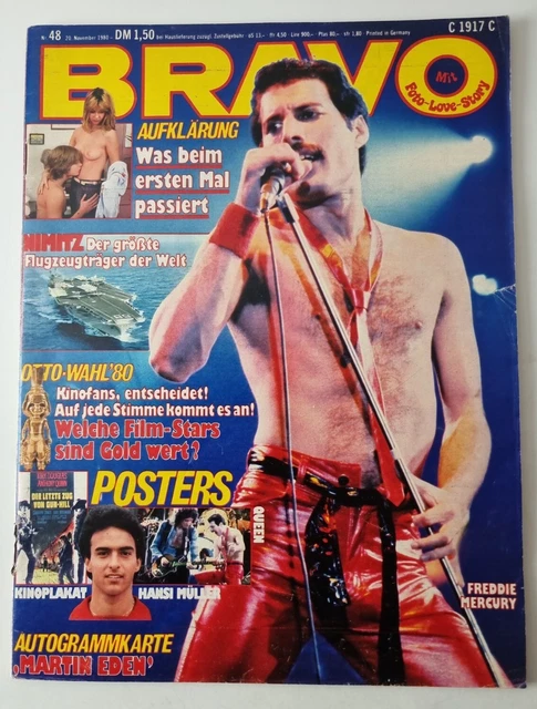 Bravo 48 vom 20.11.1980 Freddie Mercury / Queen / Nina Hagen / Sweet (D256)