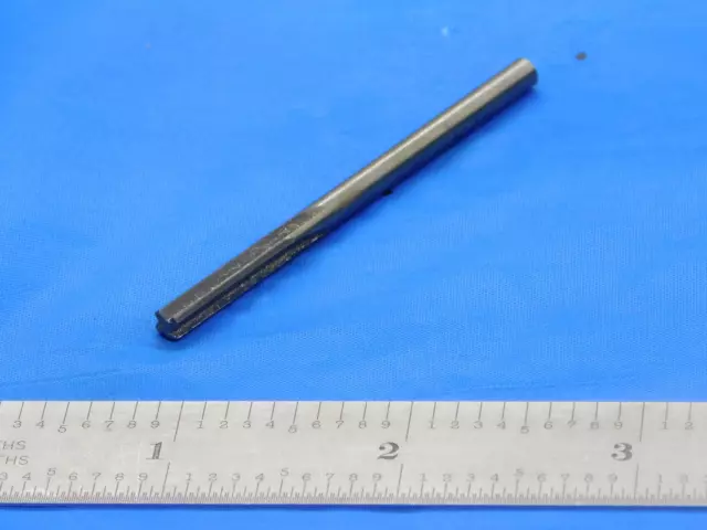 .1575" OD CARBIDE REAMER .152 SHANK 4 FL .1575 .1563 +.0012 OVERSIZE 4 mm