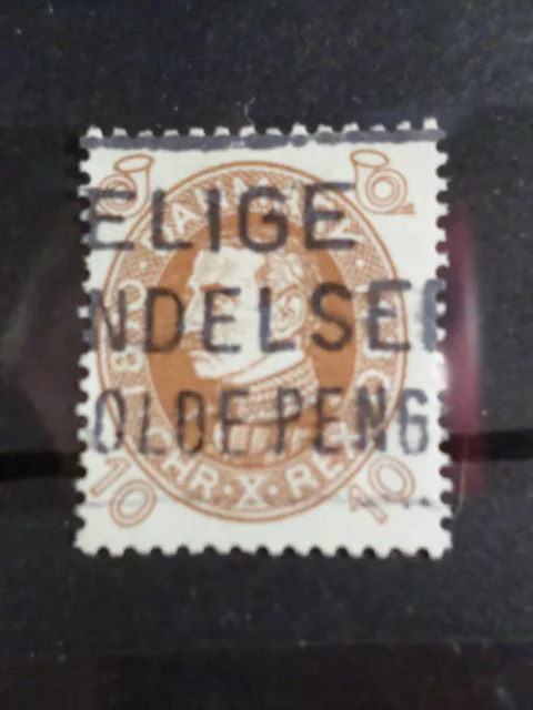 Dänemark, 1930, Briefmarke 200, König Christian X, Entwertet