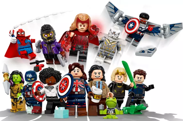 Lego Marvel Minifigures 71031 Marvel Studios Wandavision Loki What if Falcon