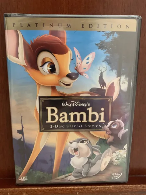 Walt Disney Bambi DVD 2-Disc Special Platinum Edition NEW factory sealed