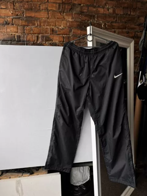 Nike Pantalon de sport noir pour hommes Swoosh Logo Streetwear Solid Style...