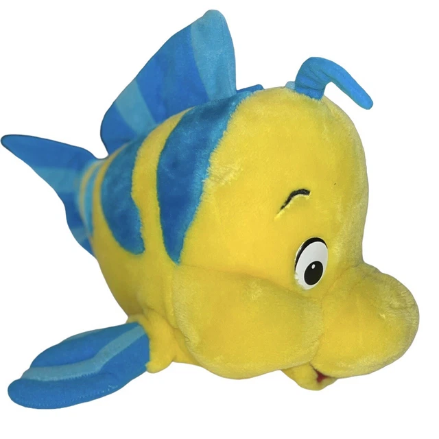 VINTAGE THE LITTLE Mermaid Flounder ( Walt Disney World Plush