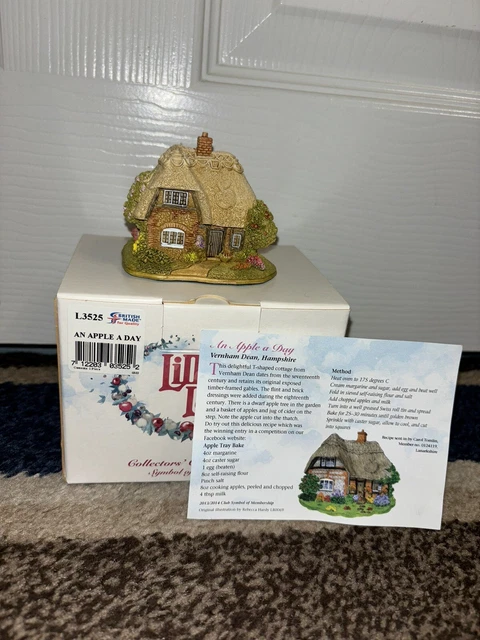 Lilliput Lane - An Apple A Day Cottage, Made In England :