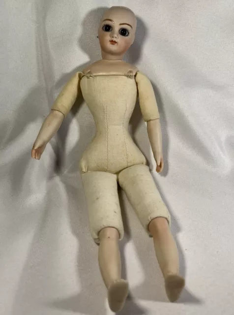 12” Vintage Alice Dohmeyer Bisque Doll W/ Cloth Body