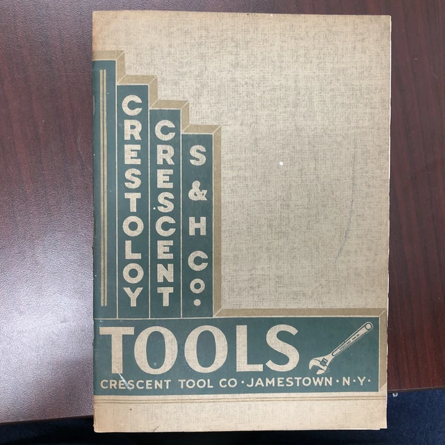Vintage 1937 Crescent Electric Supply Co. Catalog No.22 Jamestown, N.Y., U.S.A.